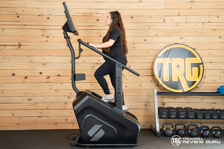 STEPR Plus Woman Stair Climbing