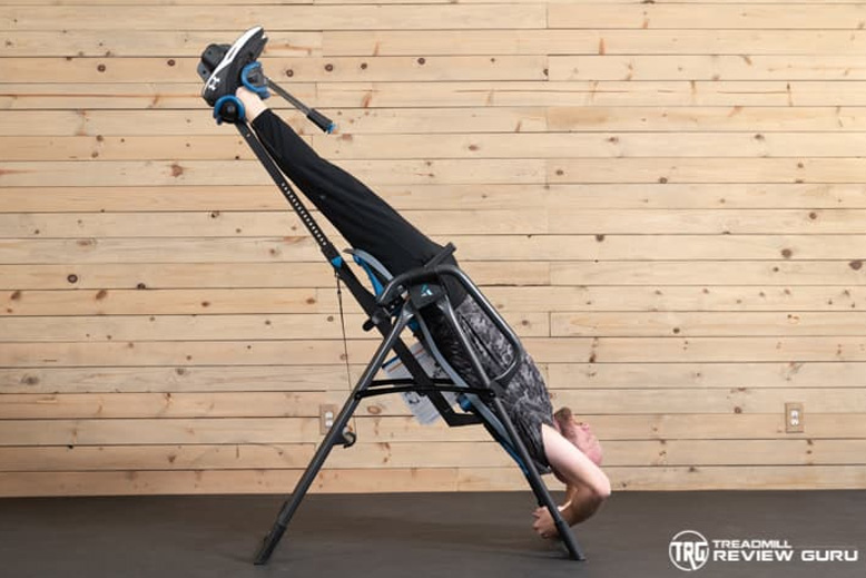 Teeter FitSpine X3 Man Upside Down