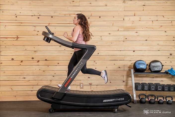 Treadmill Calories Assault Fitness running profile