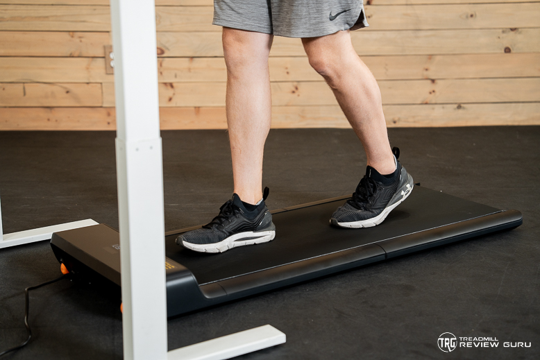 WalkingPad A1 Pro Man Walking On Deck