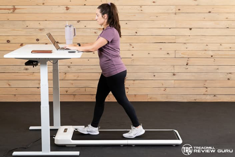 WalkingPad C2 Woman Walking Under Desk