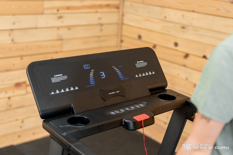 Wellfit TM029 Treadmill - action walking